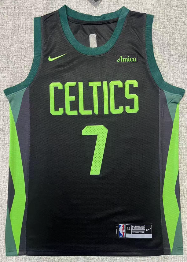 Jaylen Brown Nike 2024-25 City Edition Swingman Jersey w/Amica Patch