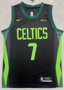 Jaylen Brown Nike 2024-25 City Edition Swingman Jersey w/Amica Patch