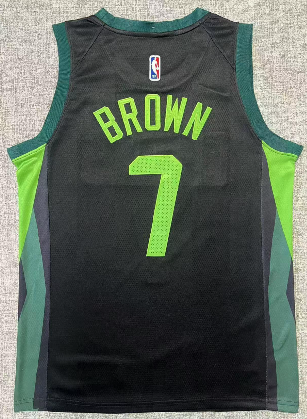 Jaylen Brown Nike 2024-25 City Edition Swingman Jersey w/Amica Patch