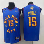 Mile High City Jokic #15 Blue