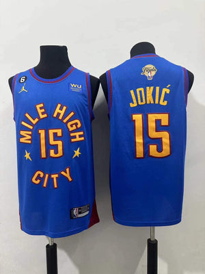 Mile High City Jokic #15 Blue