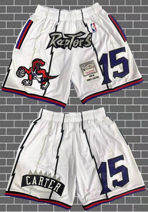 Just Don Retro Raptors Carter White #15