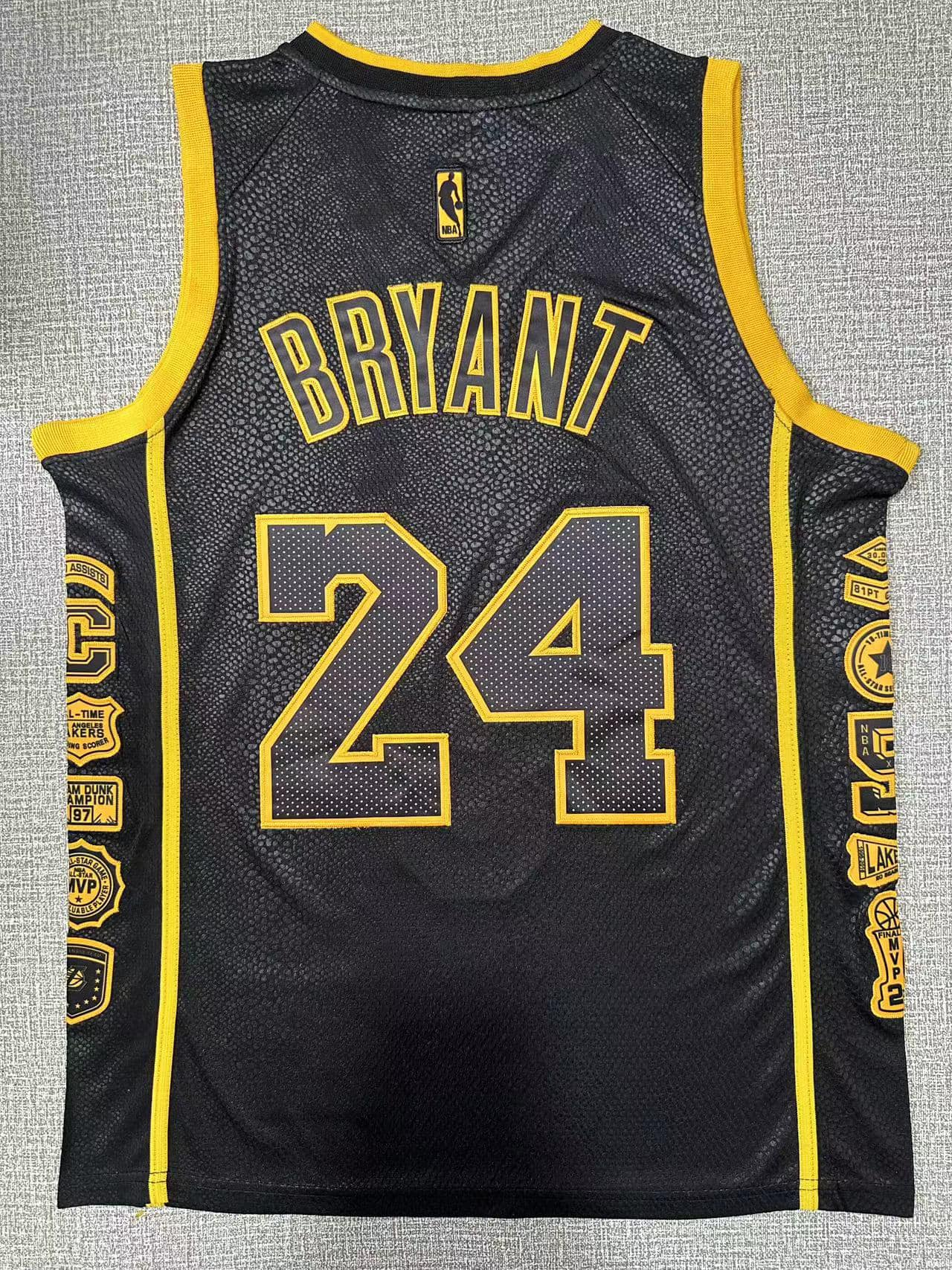 LA Lakers Bryant Jersey Black