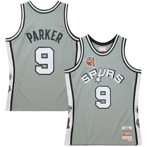 Spurs Parker Jersey Gray
