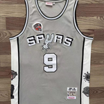 Spurs Parker Jersey Gray