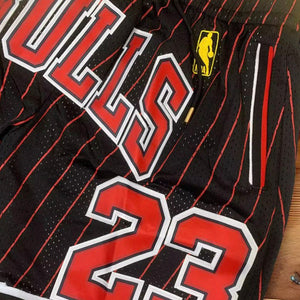 Just Don Retro   #23  Bulls Jordan Black Striped