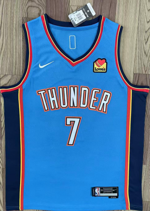 THUNDER CHET HOLMGREN ICON SWINGMAN JERSEY 2024-25 YOUTH OKLAHOMA CITY