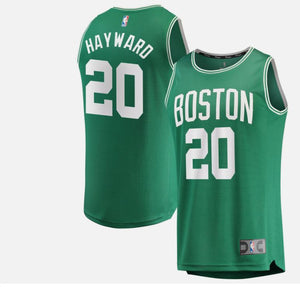 Boston Celtics #20 GORDON HAYWARD Jersey NWT Fanatics Green
