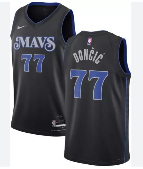 Luka Dončić Dallas Mavericks 2023/24 City Edition Men's Swingman Jersey