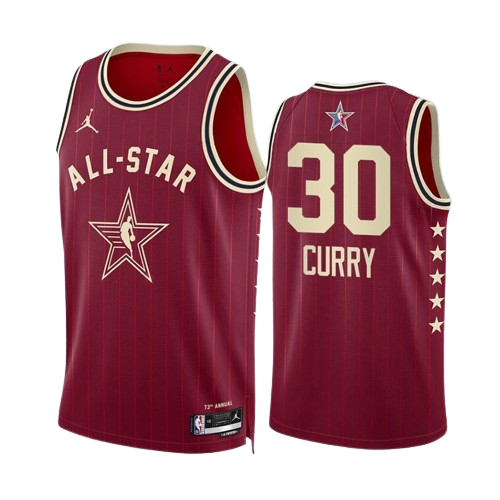 All-Star Stephen Curry  #30 Maroon