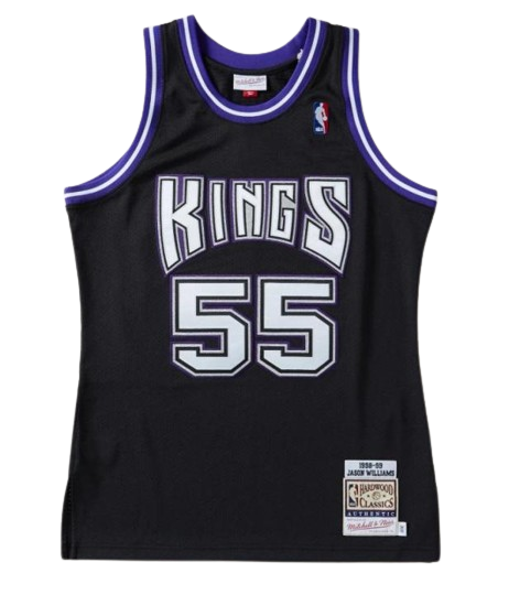 Jason Williams #55 Sacramento Kings Black 2000-01