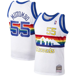 Denver Nuggets Dikembe Mutombo  Hardwood Classics White