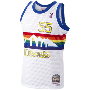 Denver Nuggets Dikembe Mutombo  Hardwood Classics White