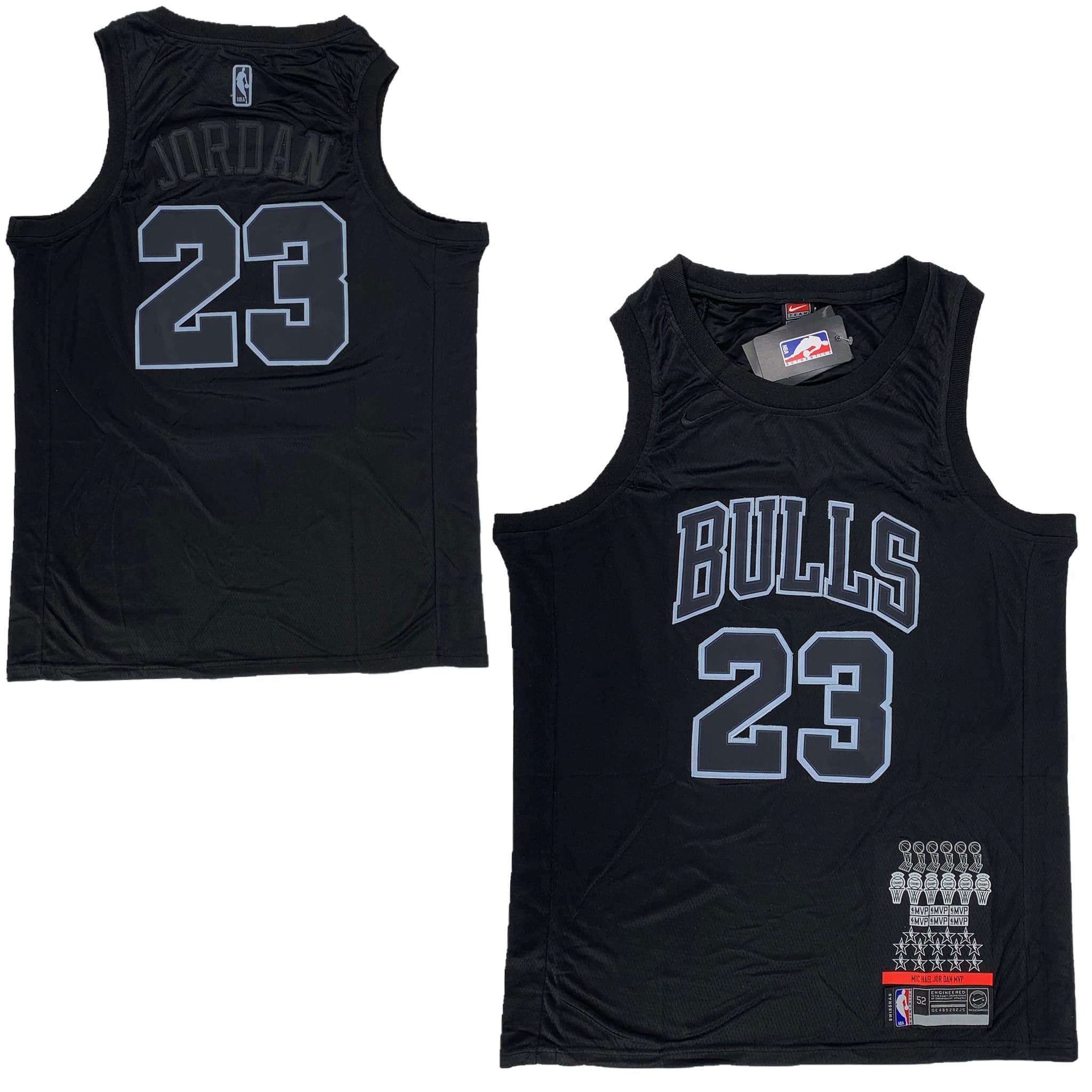 MVP Michael Jordan #23 Chicago Bulls BLACK