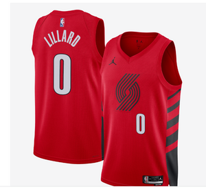 Portland Trail Blazers Jordan Statement Edition Swingman Jersey Red Liliard