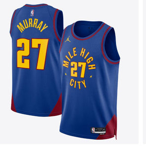 Denver Nuggets Jordan Statement Edition Swingman Jersey - Blue - Jamal Murray