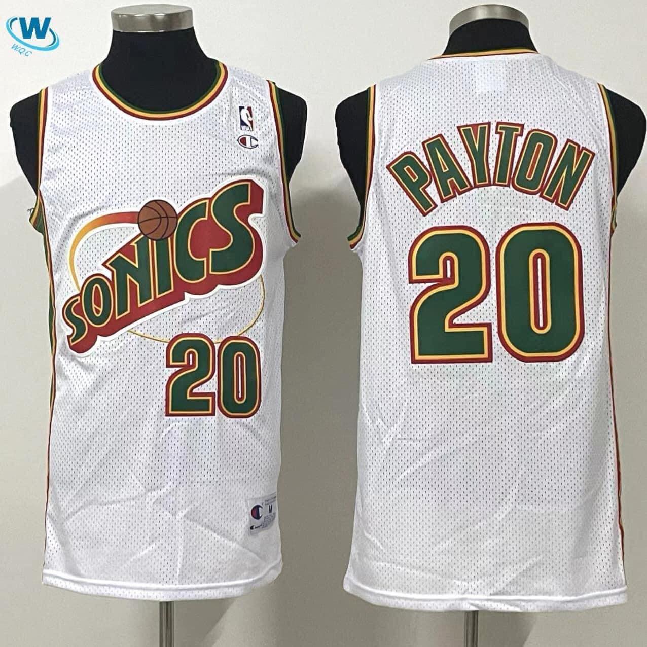 Gary Payton Green Seattle SuperSonics 1995-96 Hardwood Classics Swingman Jersey