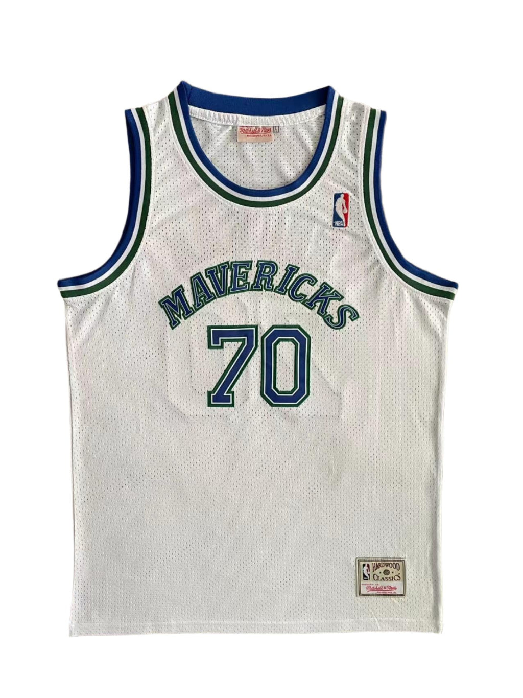 ERSEY RETRO DALLAS 70 DENNIS RODMAN HIGH QUALITY White