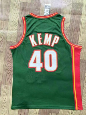 Shawn Kemp Seattle Supersonics Hardwood Classics Throwback NBA Swingman Jersey