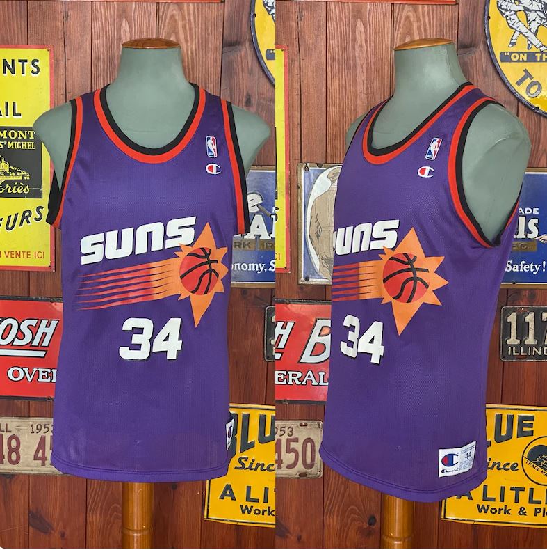 Vintage Suns NBA jersey #34 Barkley Made in USA by Champion