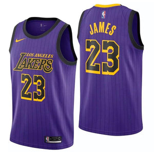 LA Lakers LeBron James PURPLE V2