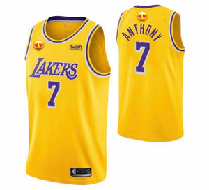 LA Lakers Carmelo Anthony YELLOW