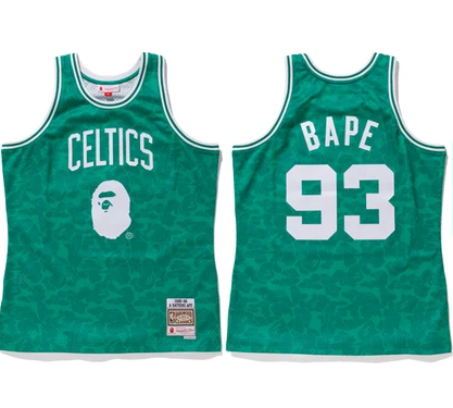 Bathing BAPE Boston Mitchell & Ness