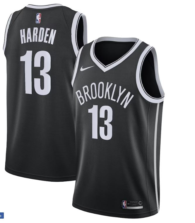 James Harden Nike Black 2020/21 Swingman Jersey  Icon Edition