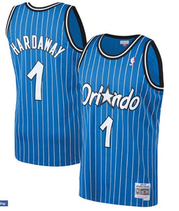 Orlando Magic Penny Hardaway Mitchell & Ness Blue Big & Tall Hardwood Classics Jersey