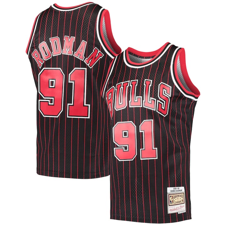Retro Dennis Rodman Black Hardwood Classics