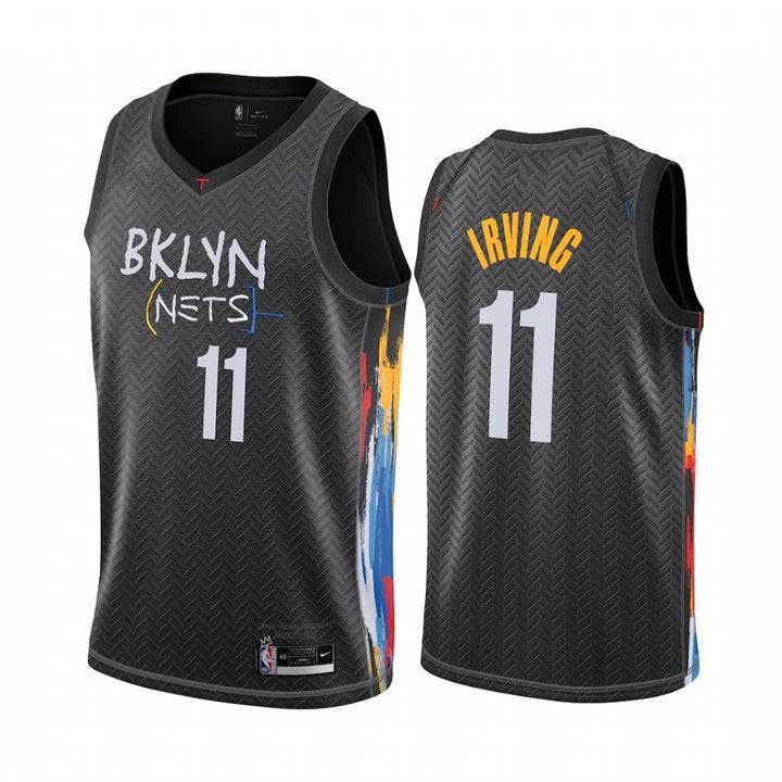 Kyrie irving black and shop green jersey