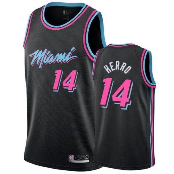 Miami Heat Tyler Herro City Edition BLACK/PINK