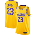 LA Lakers LeBron James YELLOW