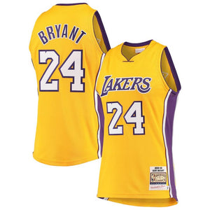 LA Lakers Kobe Bryant No. 24 YELLOW