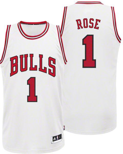 Retro Derrick Rose White