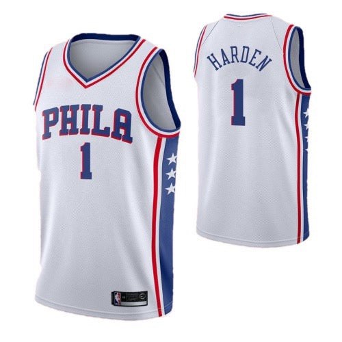 Sixers James Harden White