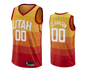 Utah Jazz Jordan Clarkson Orange