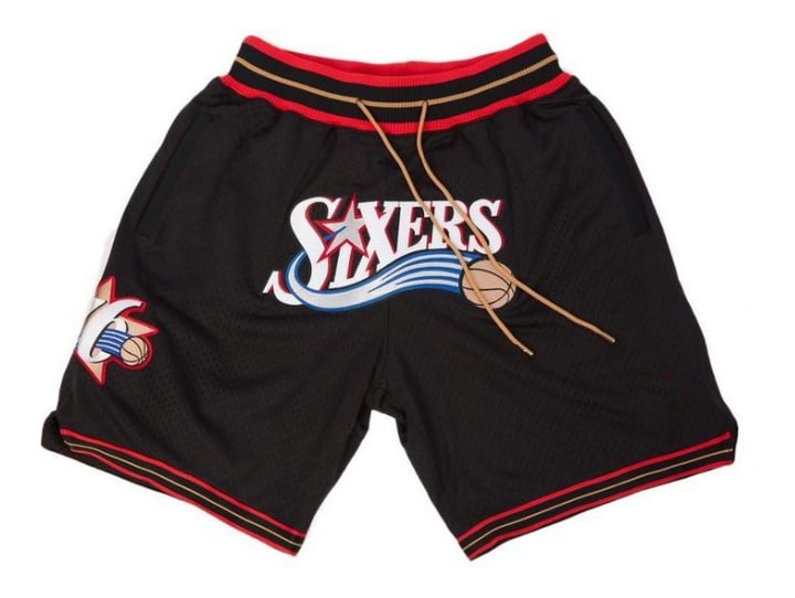 Just Don Retro 76Ers Black