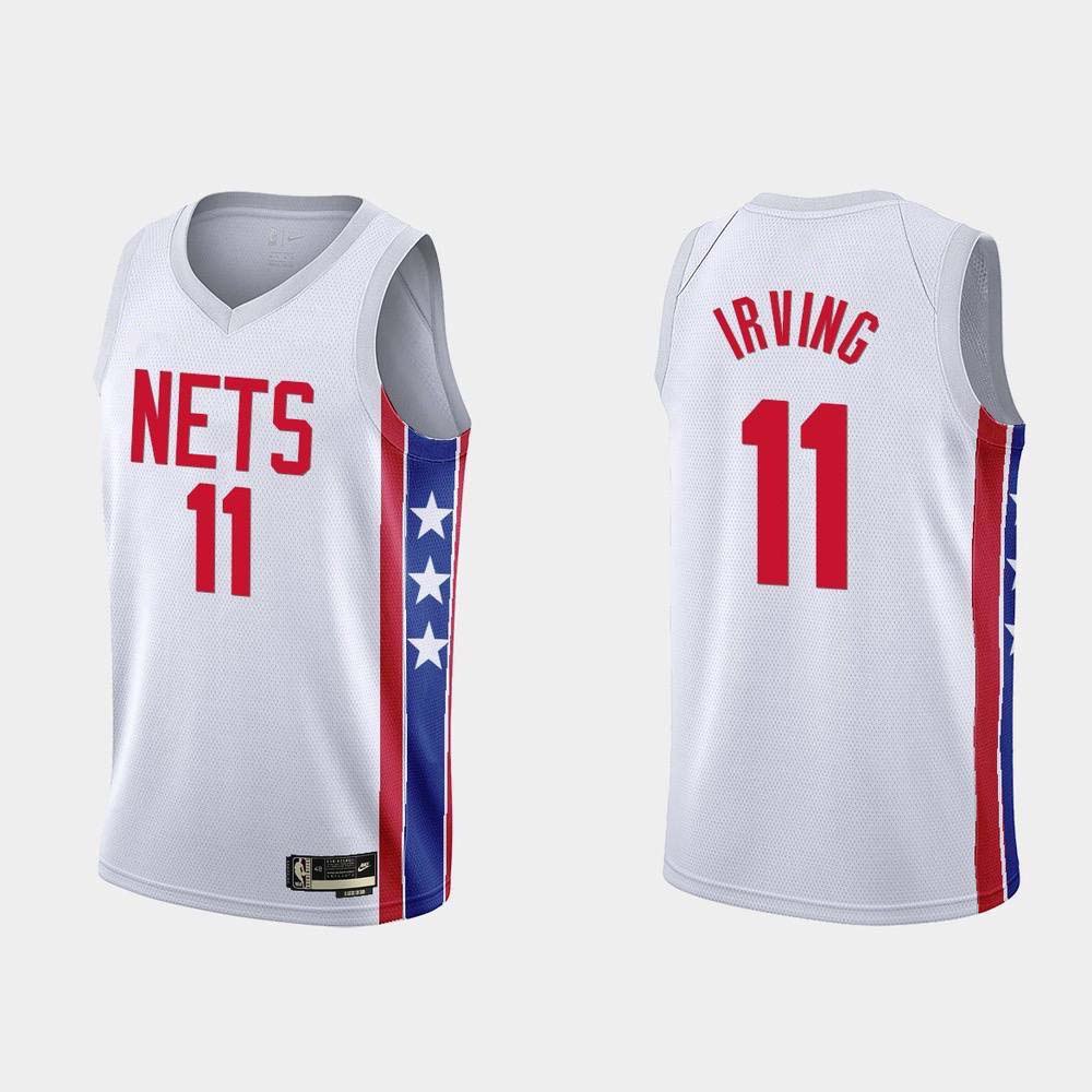 Men's Brooklyn Nets Kyrie Irving Fanatics Branded White 2022/23 Fastbreak  Jersey - City Edition