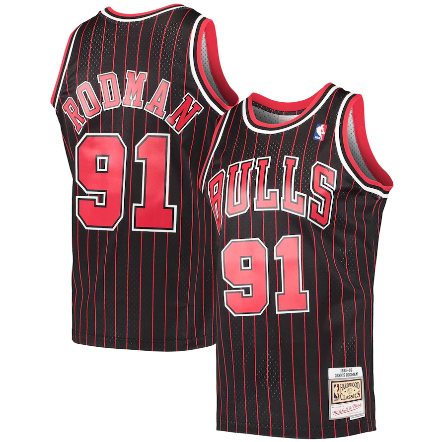 Retro Dennis Rodman Black Hardwood Classics